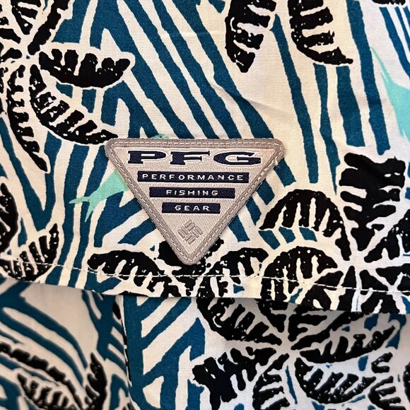 NWT Columbia Men’s PFG Trollers Best™ Short Sleeve Shirt 100% Cotton in Size L - Picture 6 of 7